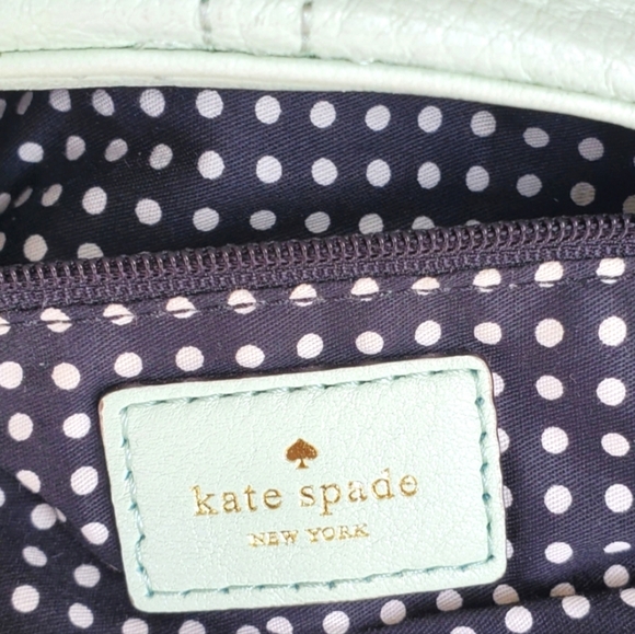 Kate Spade Elena Astor Court Mint Green Quilted Leather Shoulder Tote Bag Large - Picture 2 of 16